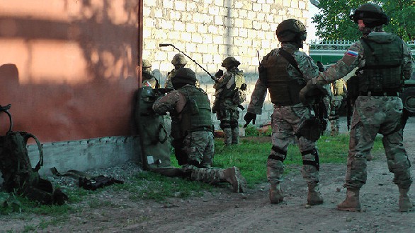 Antiterreuroperatie in de Noord-Kaukasus. Foto: Antiterrorismecommissie Rusland