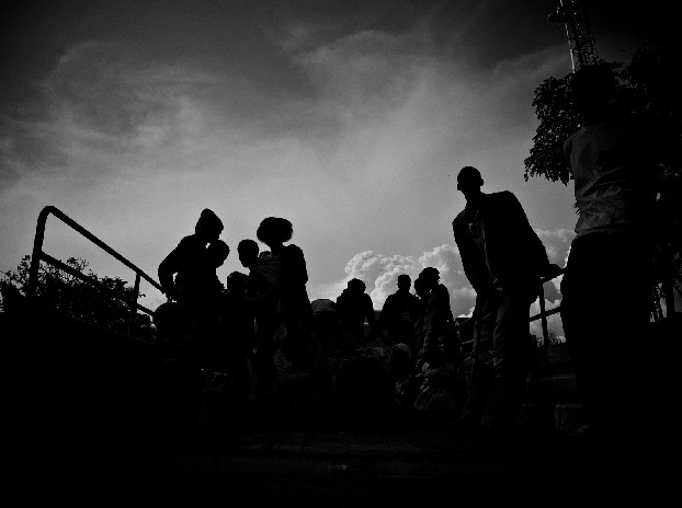 Vluchtelingen in de Democratische Republiek Congo, waar Anjan Sundaram werkte als stringer voor Associated Press in 2005 en 2006.
(Foto: Flickr/ Graham Holliday)